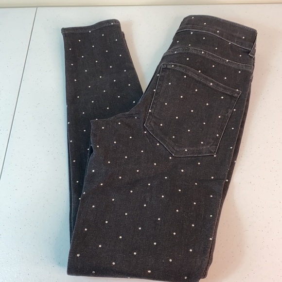 Express NWOT High Waisted Rhinestone Studded Jean - Picture 10 of 10